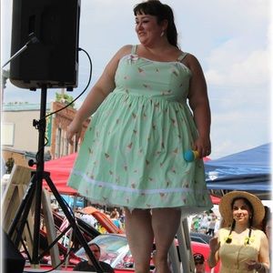 plus size ice cream dress